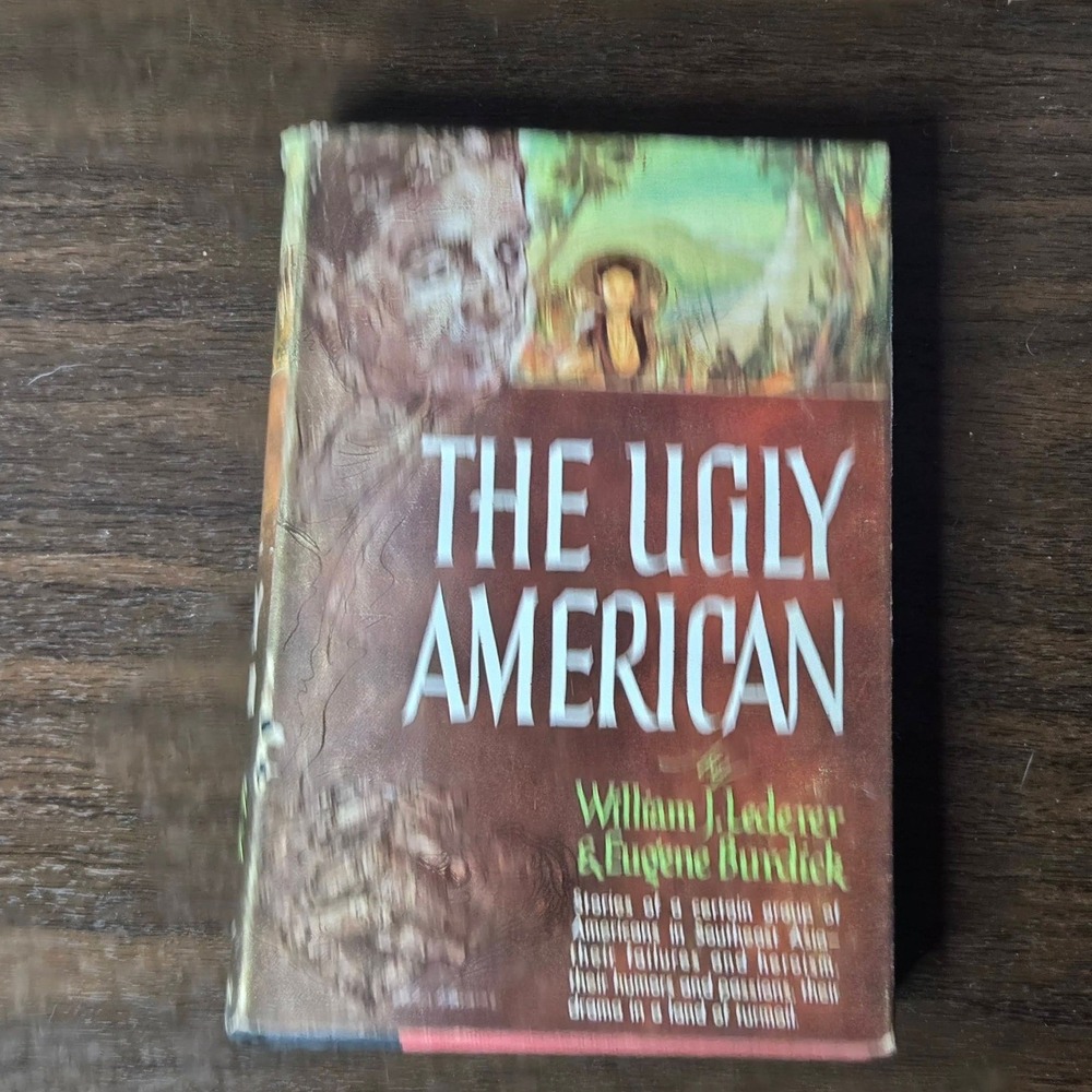 Norton The Ugly American Vintage 1958 Hardcover Fiction Book